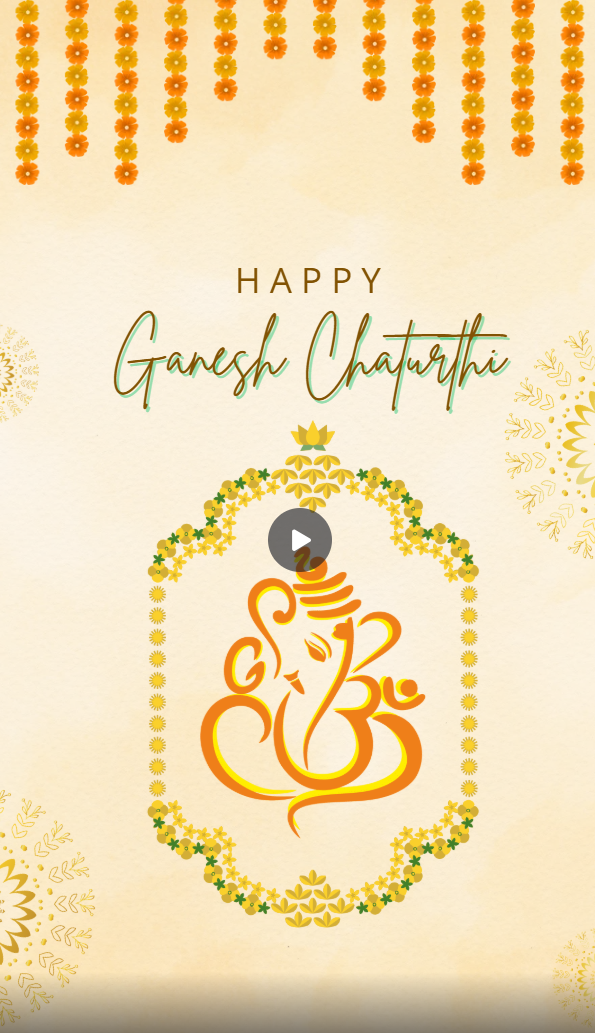 Ganesh Chaturthi Wishing Template