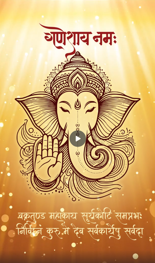 Ganpati Bappa Wishing Template